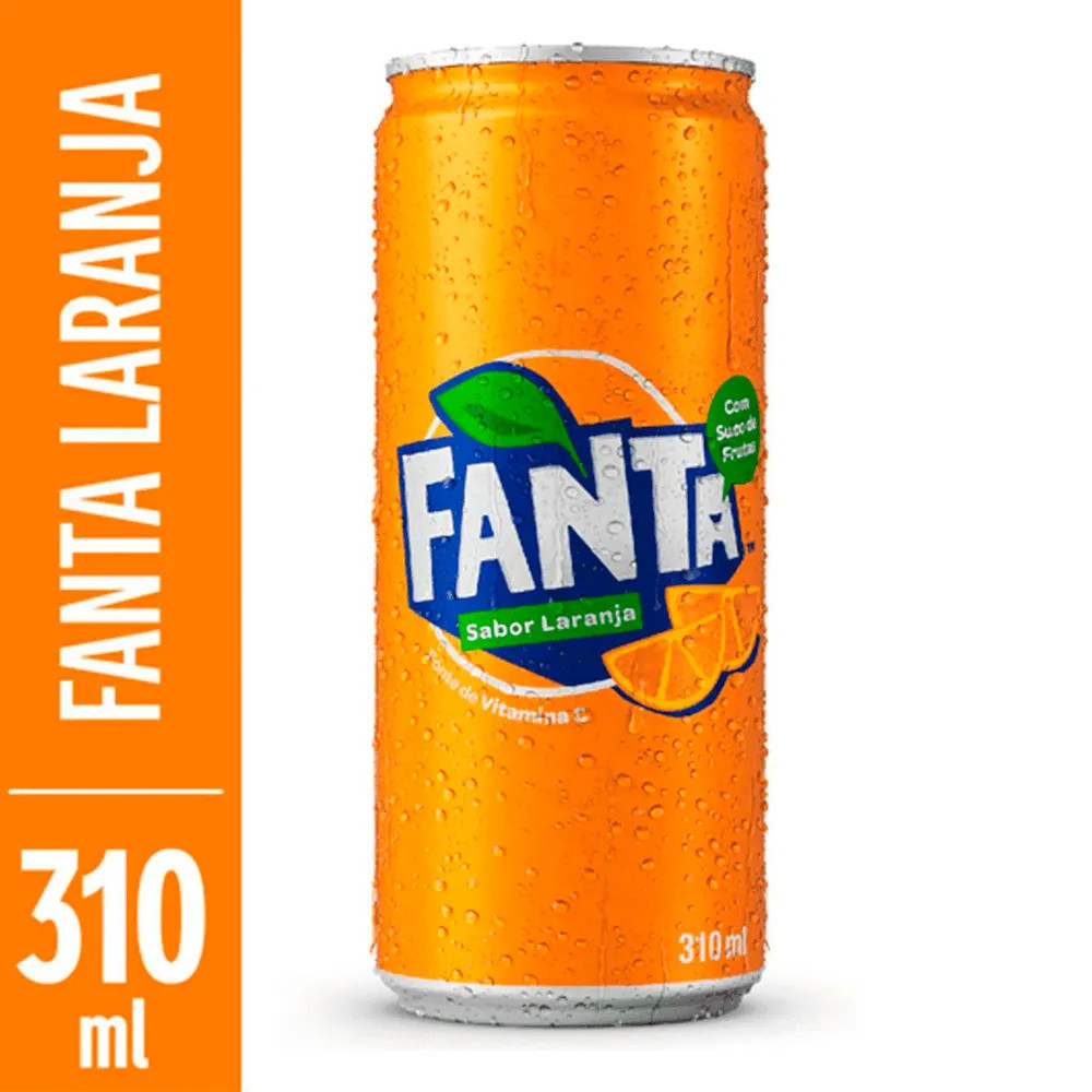 Fanta Laranja Lata 310ml