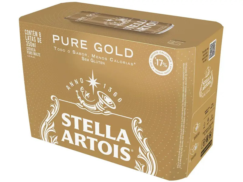STELLA PURO GOLD CX 8 296ML