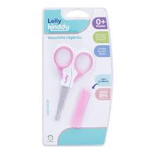 TESOURA INFANTIL LOLLY C/CAPA ROSA
