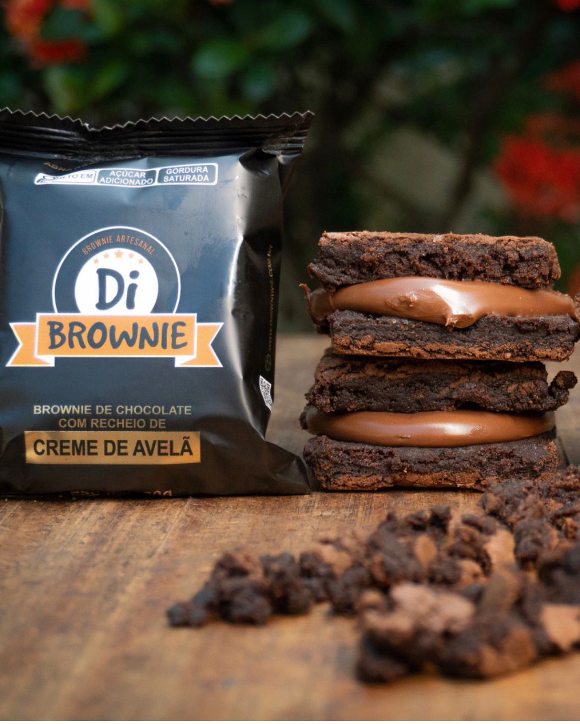 Brownie Chocolate c/Creme de Avela (Dsso) 80g