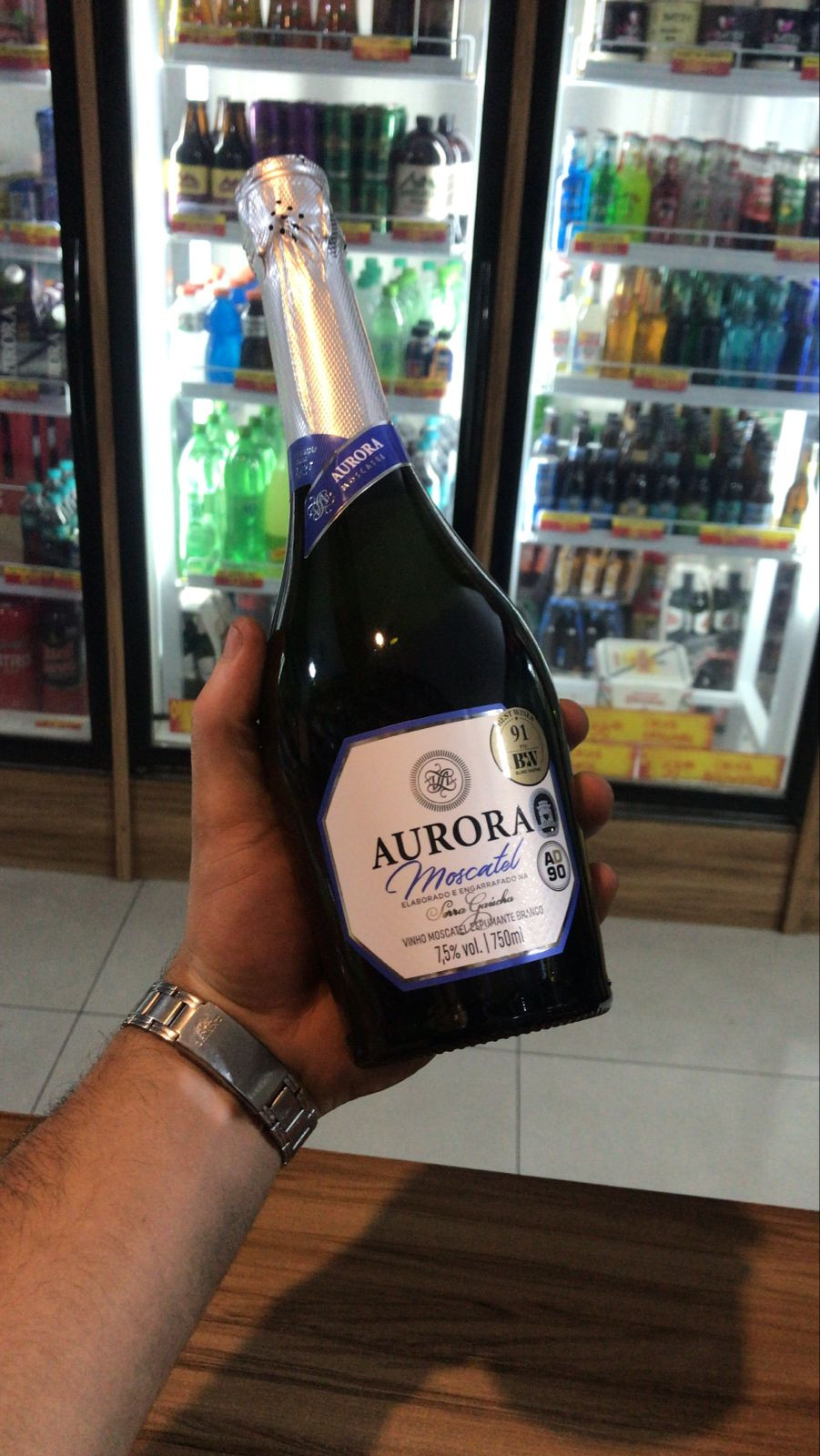 CHAMPANHE AURORA MOSCAL 750ML