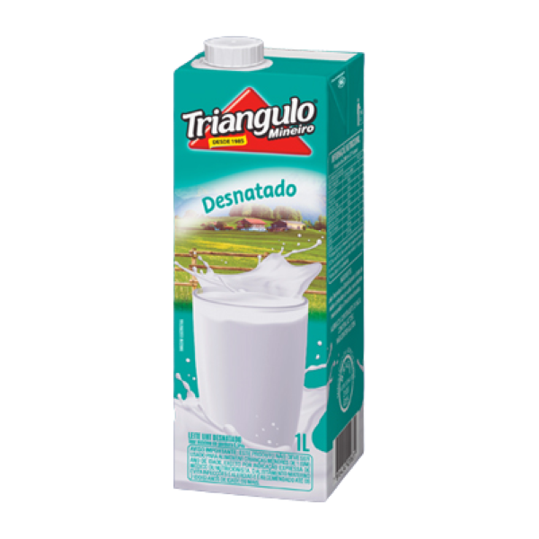 Leite Triangulo Desnatado 1l
