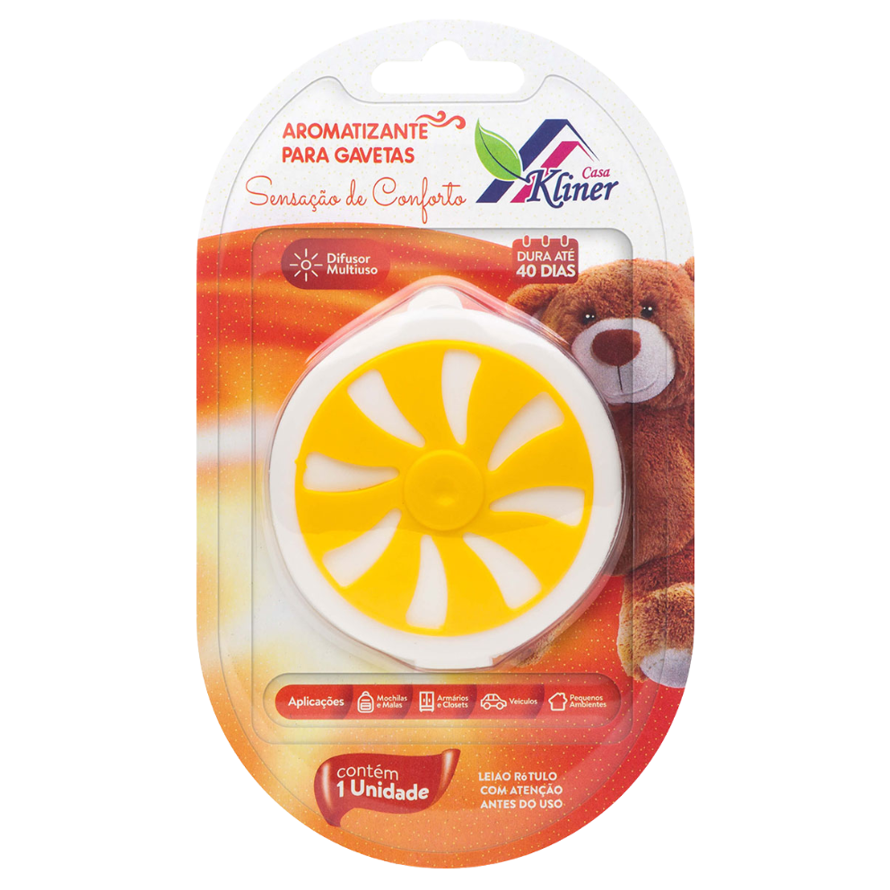 AROMATIZANTE P/GAVETAS CASA KLINER SENSAÇAO DE CONFORTO