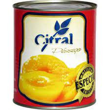 Pêssego em calda Citral fatias 430g