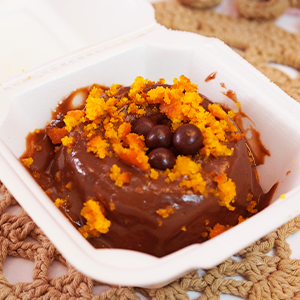 MINI BOLO VULCAO CENOURA/BRIGADEIRO