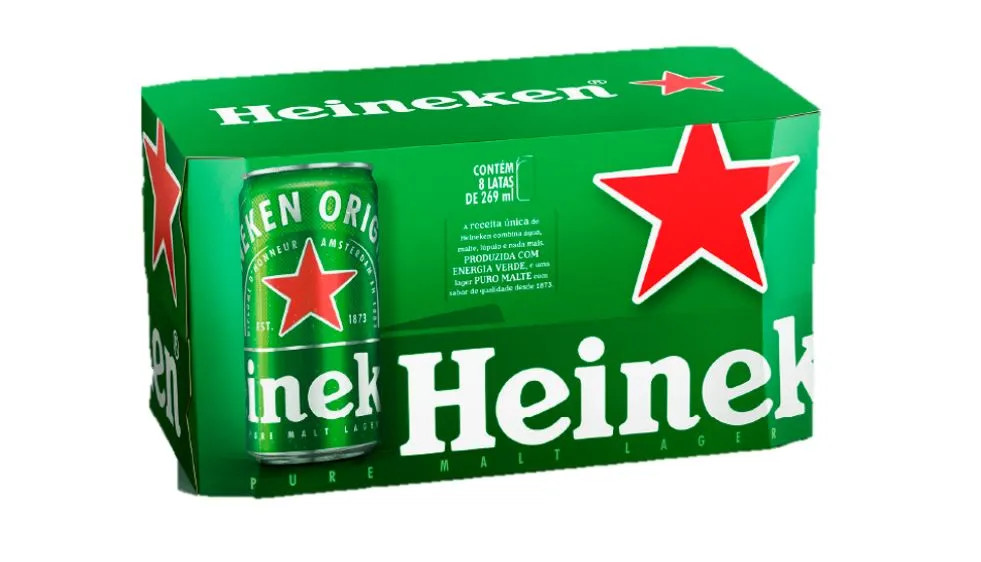 CX CERVEJA HEINEKEN LT259ML C/8UN