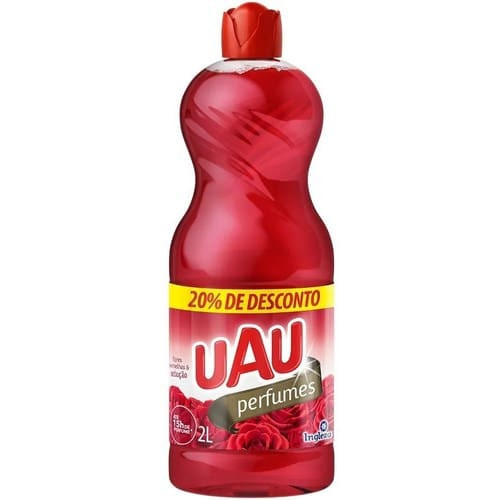 Limpador Perfumado Perfumes Flores Vermelhas e Sedução Uau Inglesa Leve 2l Pague 1,6l)