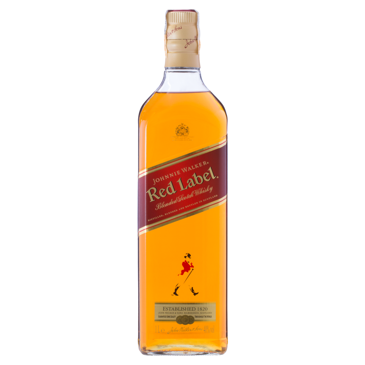 WHISKY JOHNNIE WALKER RED LABEL 8 ANOS 1