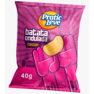 BATATA ONDULADA BACON 40G