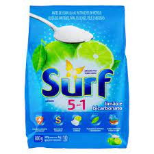 Sabão em pó Surf bicarbonato e limão 800g