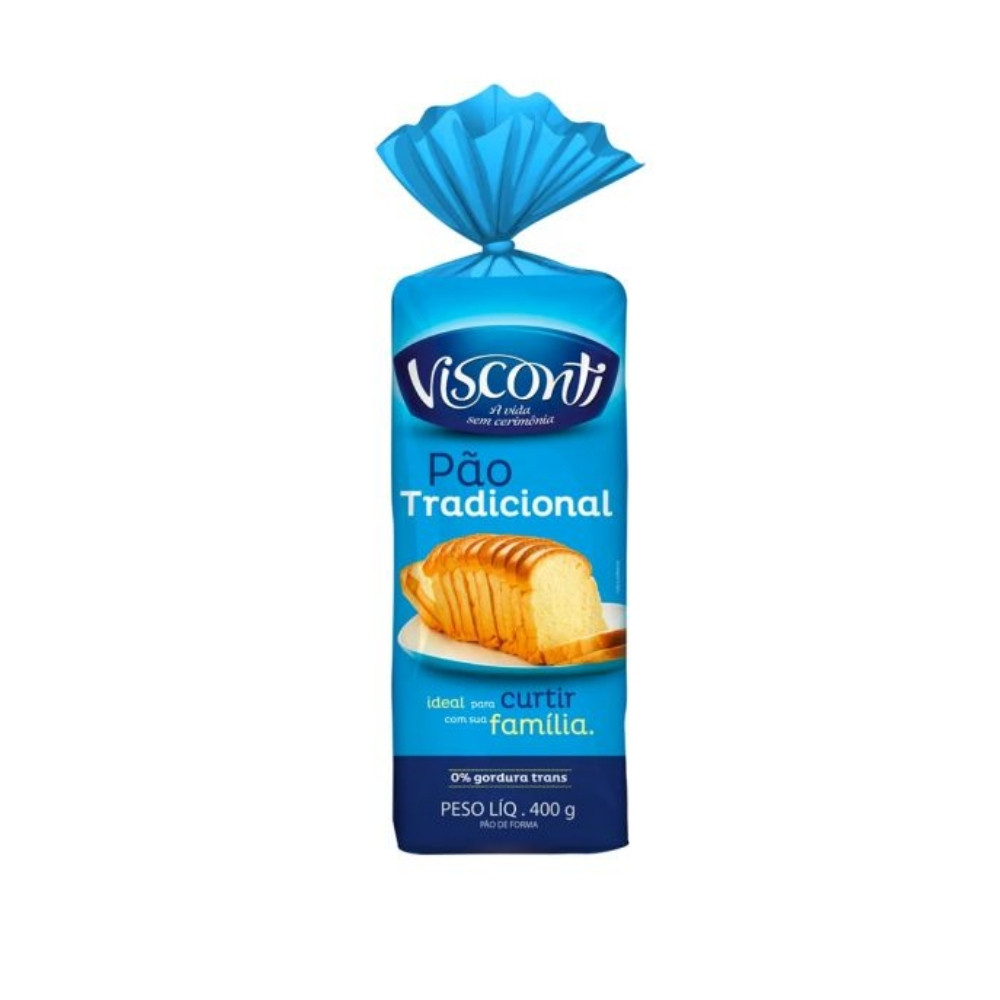 PAO DE FORMA VISCONTI TRADICIONAL 400G