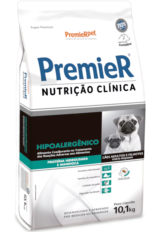 Premier Nutrição Clínica Hipoalergênico Proteína hidrolisada Porte Peq. 2kg