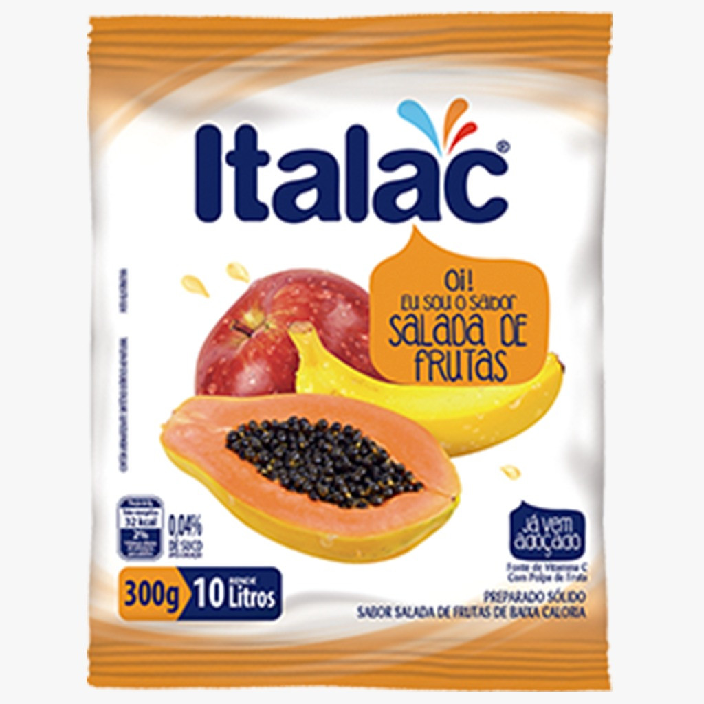 SUCO PO ITALAC 300G SALADA DE FRUTAS