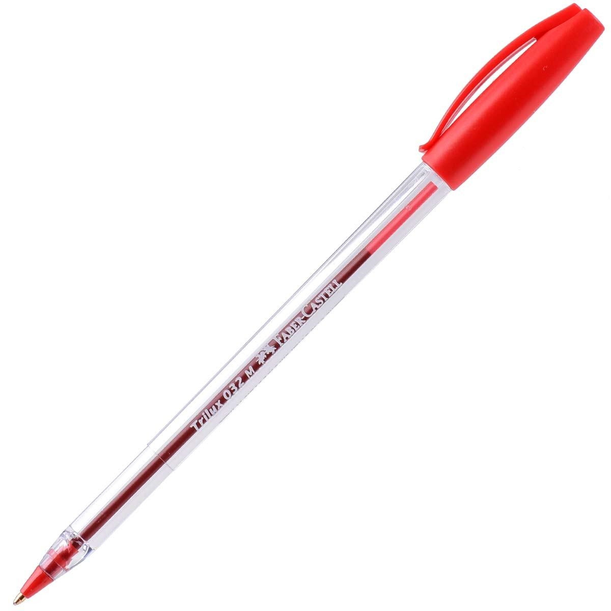 CANETA FABER CASTEL TRILUX VERMELHA