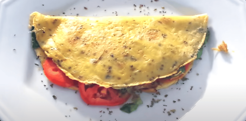Crepioca de bacon