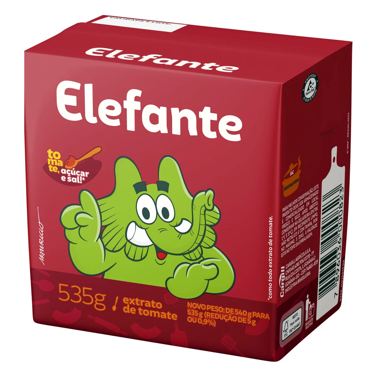 Extrato de tomate Elefante 535g