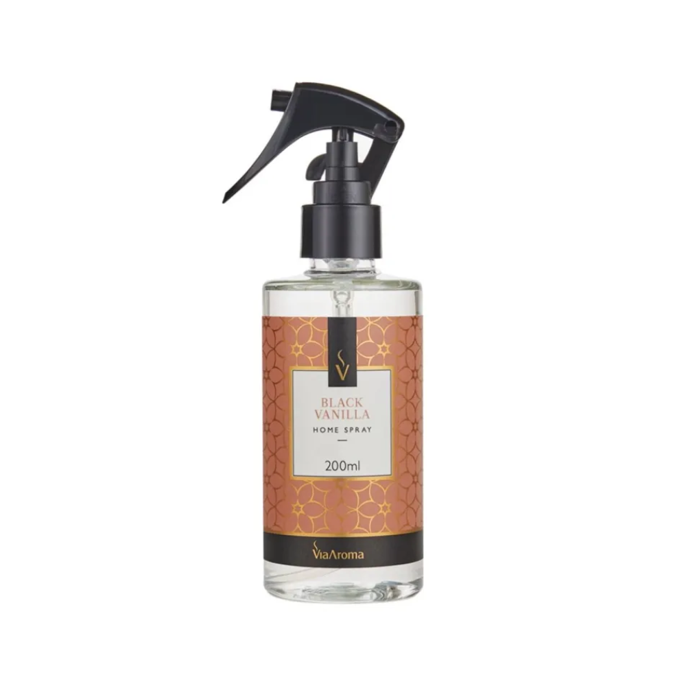 HOME SPRAY VIA AROMA 200ML BLACK VANILLA