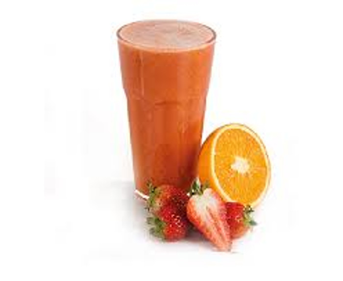 Suco de Laranja com Morango