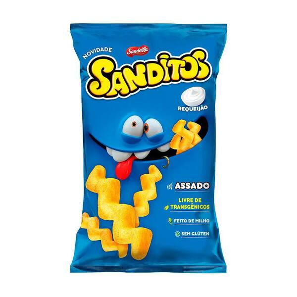 Salgadinho de Milho Requeijão Sanditos 55g