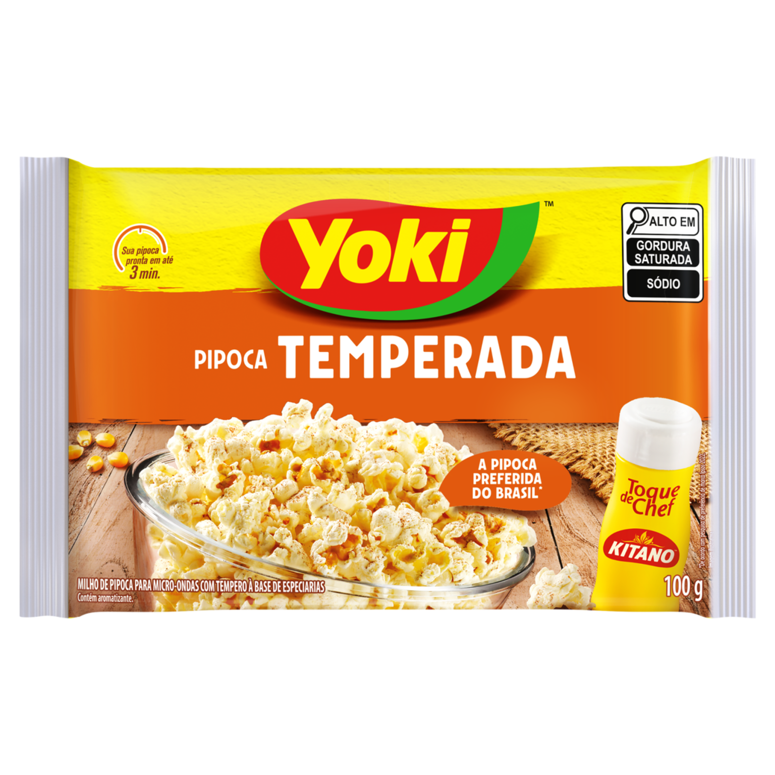 Pipoca Micro Yoki T.Cheff 100g