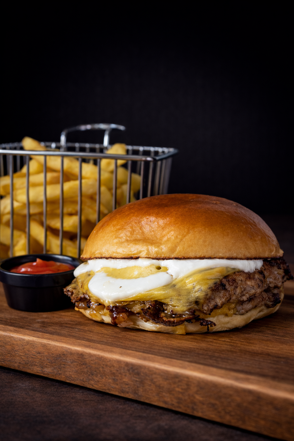 Smash Burguer + Batata Frita
