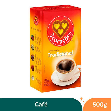 CAFÉ 3 CORAÇOES 500G PRENSADO