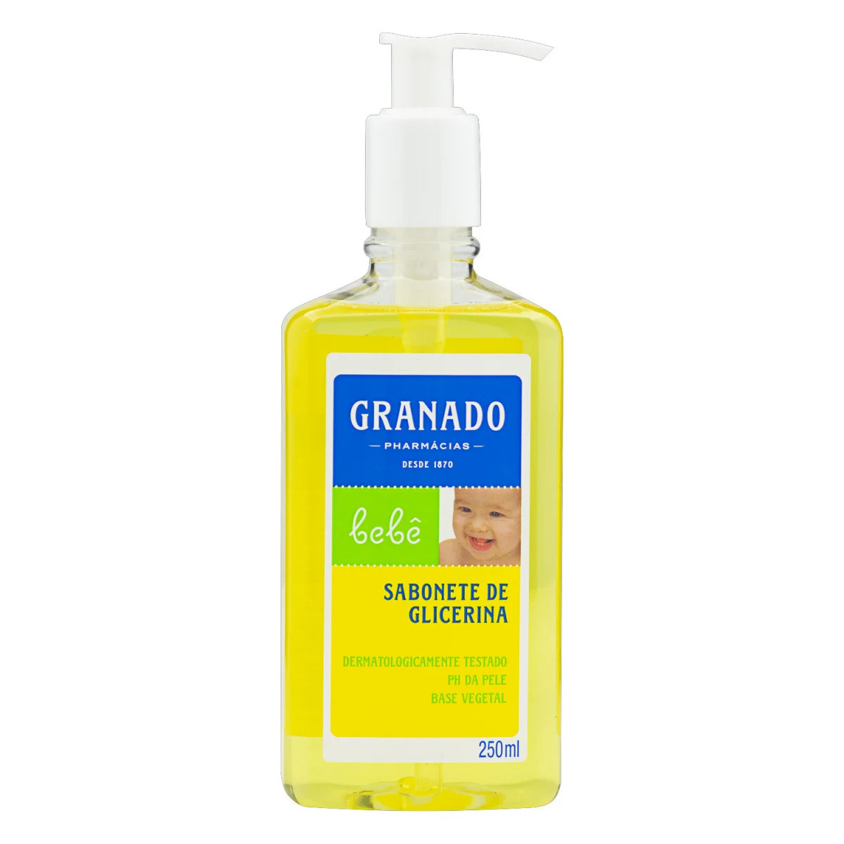 SABONETE LÍQ. GRANADO BEBE 250ML GLICERINA TRAD