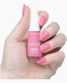 ESMALTE RISQUE LOOK DO DIA GOOD VIBES