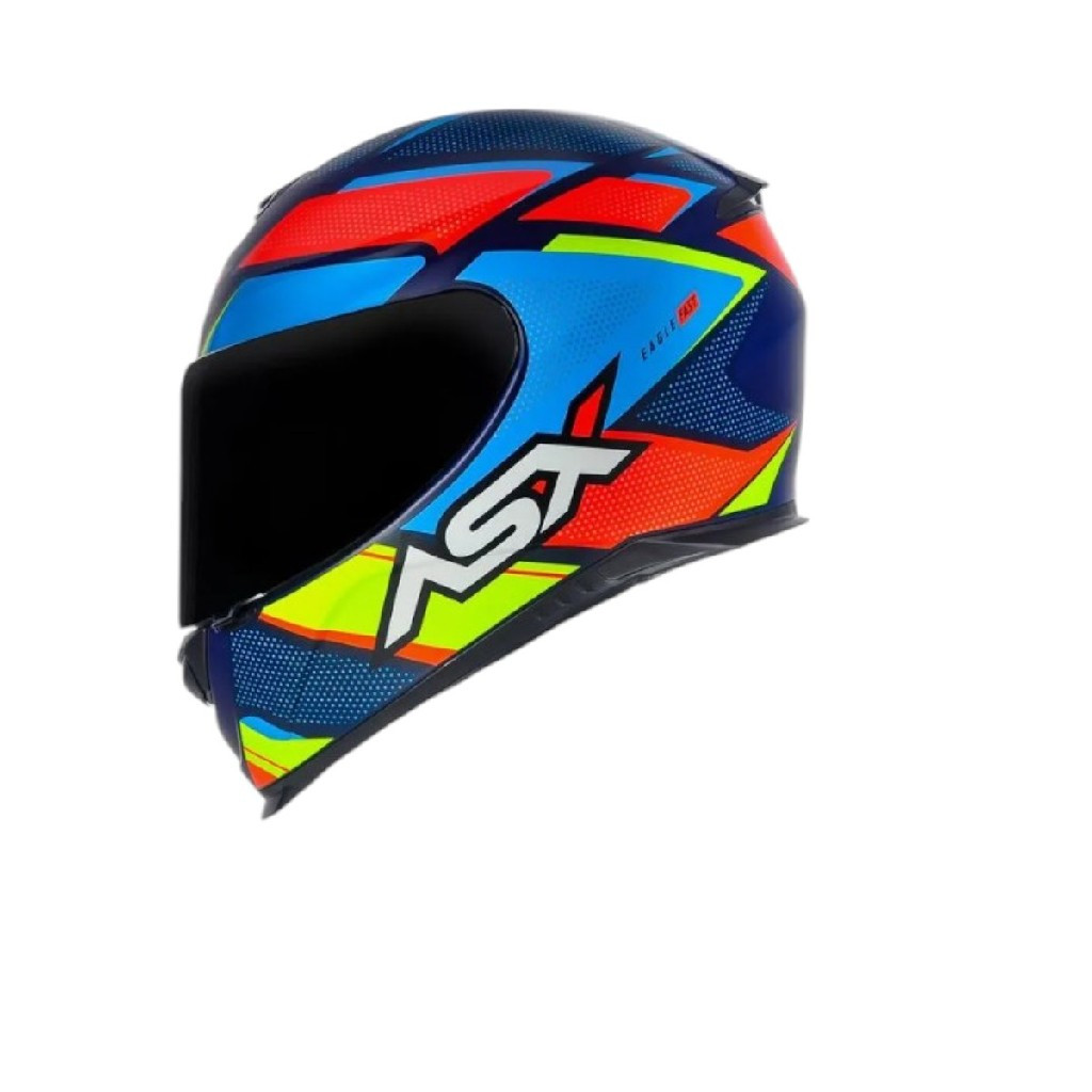 CAPACETE ASX EAGLE FAST AZUL FOSCO/VERMELHO/AZUL 60/L