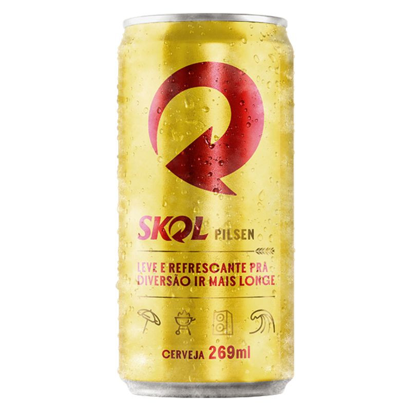 CERVEJA SKOL PALITO LATA 269ML