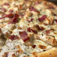 PIZZA DE BACON COM CREAM CHEESE