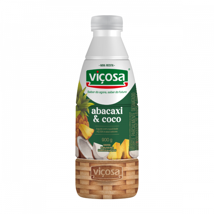 IOGURTE VIÇOSA ABACAXI COM COCO 900g