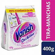 TIRA MANCHAS VANISH PO CRYSTAL WHITE REFIL 400G