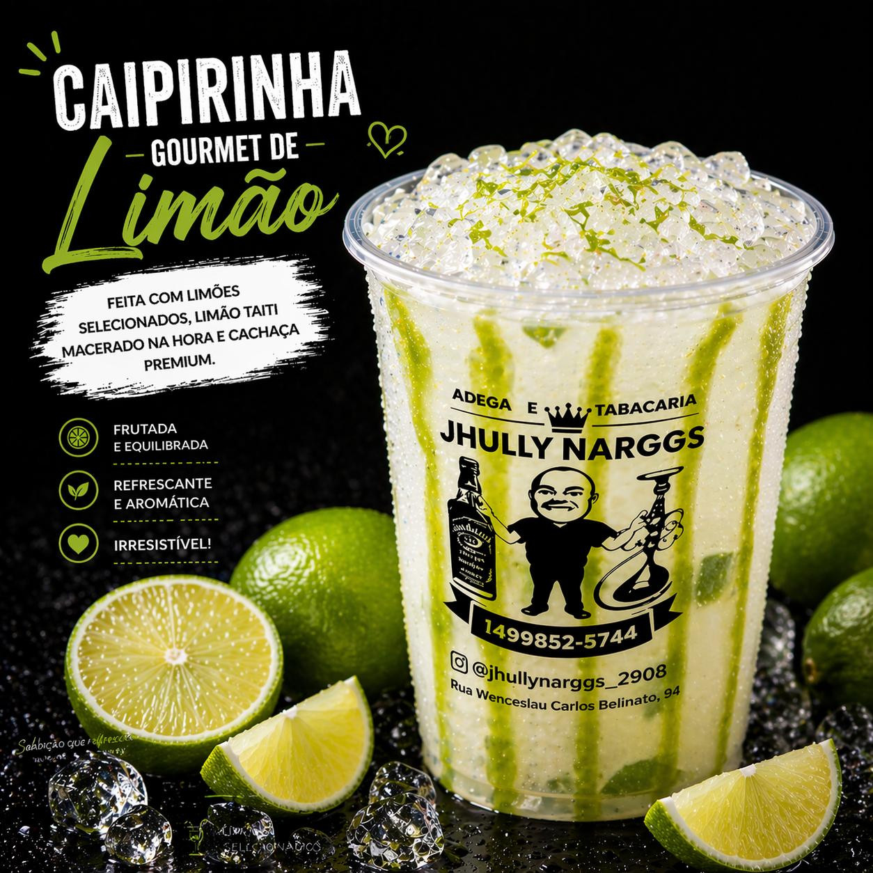 CAIPIRINHA LIMÃO SUIÇO 700ML
