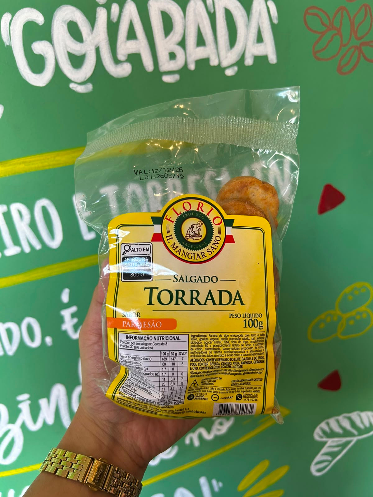 Torrada Sabores - 100g