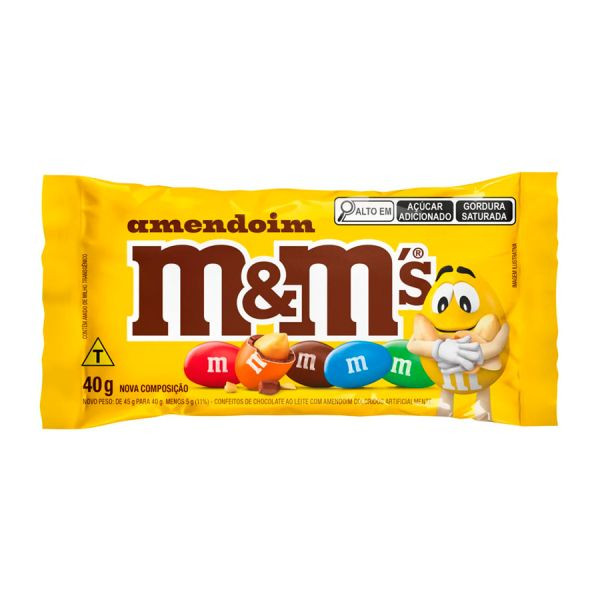 M&M´S AMENDOIM C/ CHOCOLATE 40G