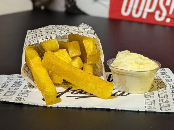Polenta Frita com Maionese