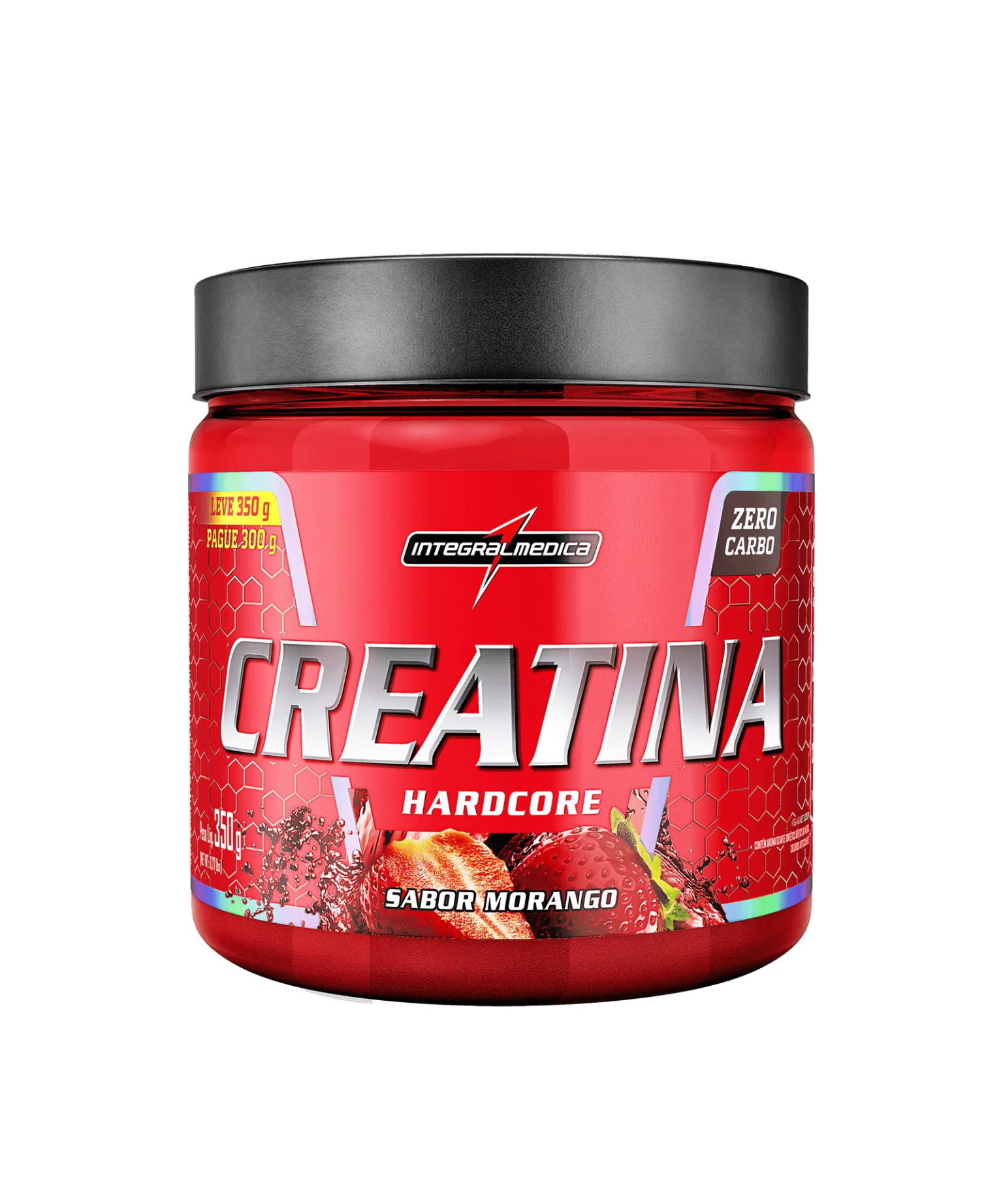 CREATINA INTEGRAL MEDICA MORANGO 300G**
