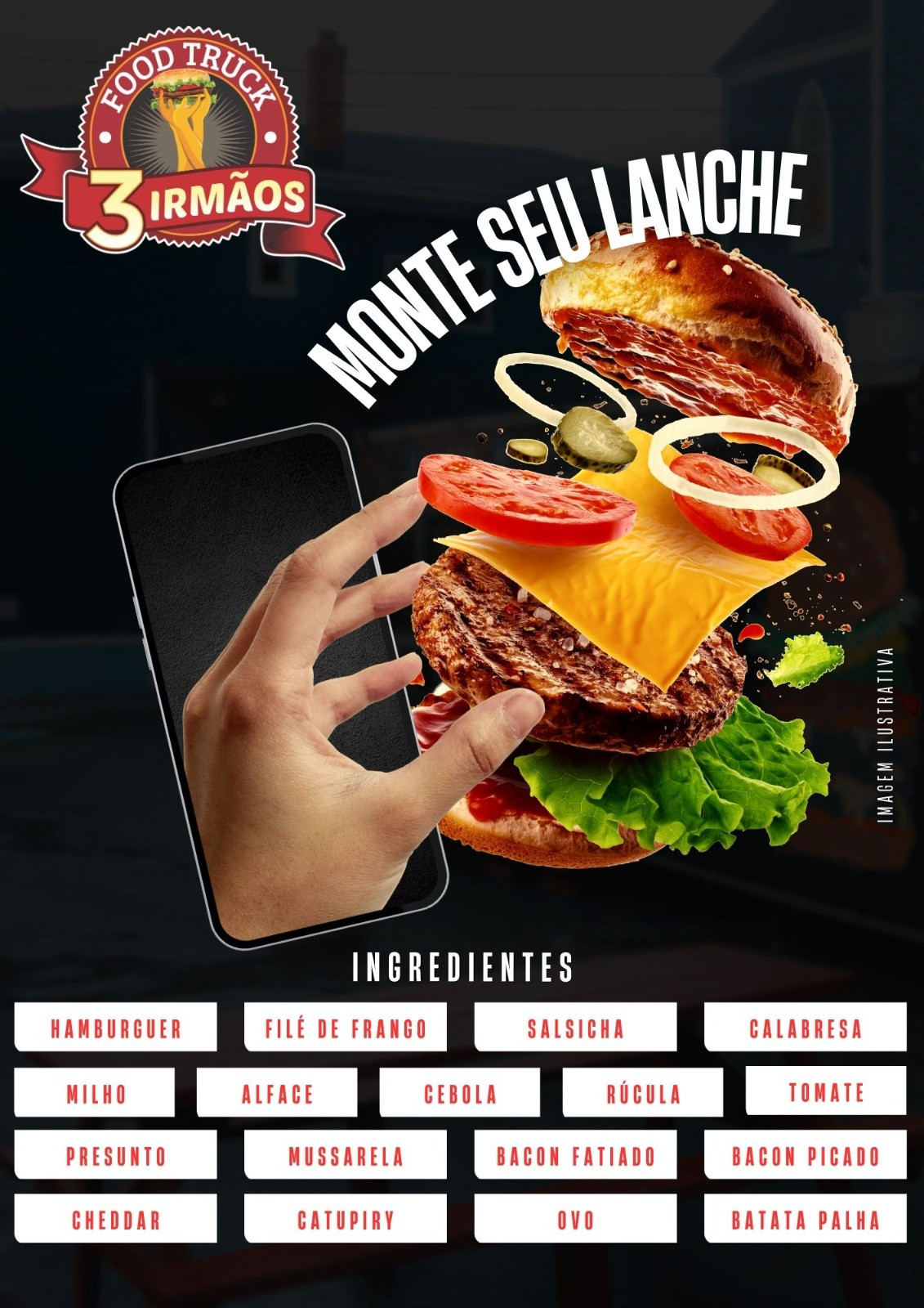 MONTE SEU LANCHE