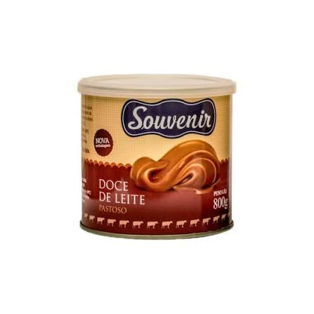 Doce De Leite Puro Lata Souvenir 800g