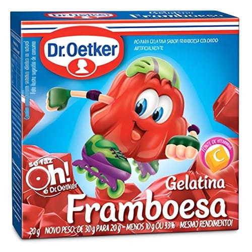 Gelatina em Po Oetker 20g Framboesa