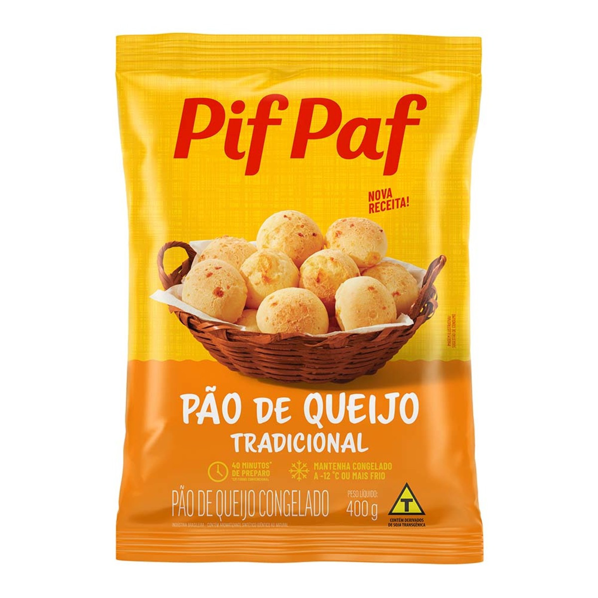 pão de queijo pif paf 400g