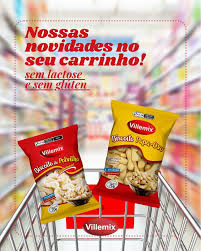 BISCOITO POLVILHO TRADICIONAL 140G VILLEMIX