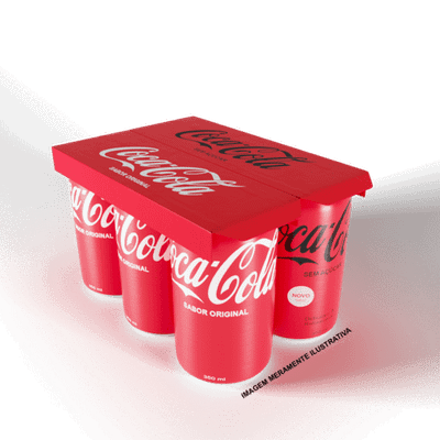 Combo 3 Coca-Cola Sa e 3 Coca 350ml