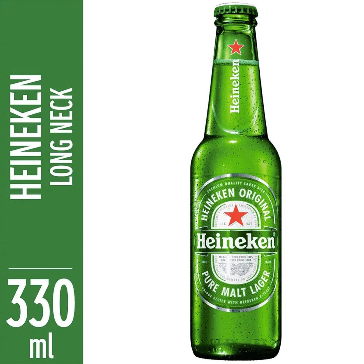 CERVEJA LONG NECK HEINEKEN 330ML 