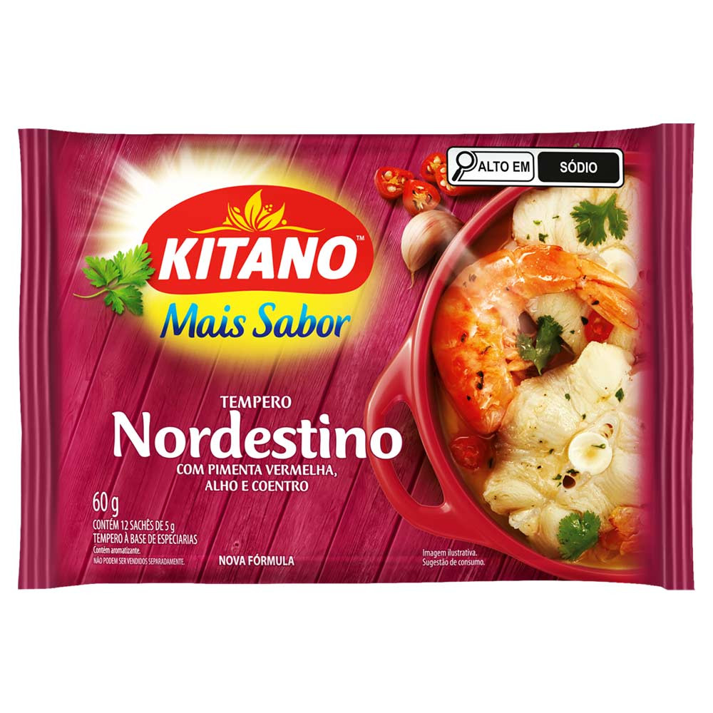 Tempero Kitano Mais Sabor Nordestino