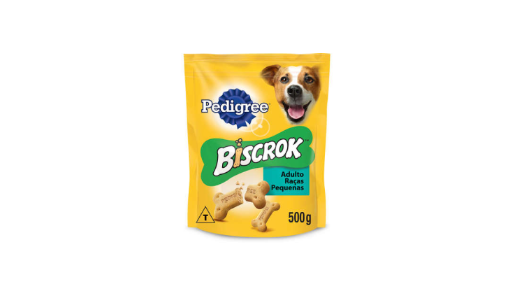 Biscoito Pedigree Biscrok para Cães Adultos de Raças Pequenas