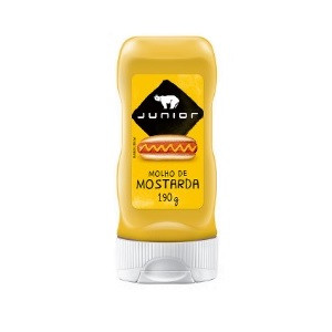 MOLHO PARA LANCHES MOSTARDA JUNIOR - 190g