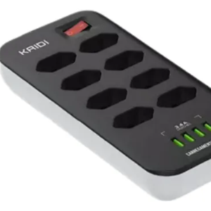 EXTENSAO DE TOMATA 8 TOMADAS 4USB KAIDI KD-602