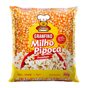 MILHO DE PIPOCA PREMIUM GRANFINO 500G